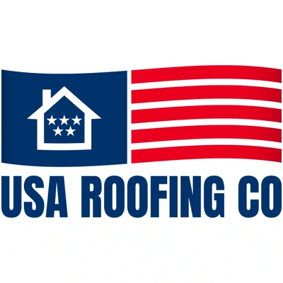 Business logo for USA Roofing Co.
